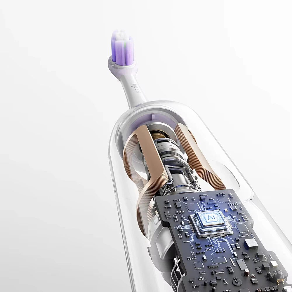 (image for) XIAOMI Oscillation Electric Toothbrush Pro 4 Cleaning Modes 180-Day Long Battery Life IPX8 Waterproof Color Screen Digital Display